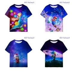 超级马力欧银河大电影 牛奶丝T恤