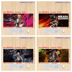 90*40*0.3CM 5 Styles Attack on Titan/Shingeki No Kyojin Cartoon Anime Mouse Pad