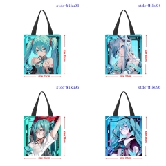 初音未来Hatsune Miku（Miku）黑色手提袋33x38CM