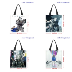识质存在Pragmata  黑色手提袋33x38CM
