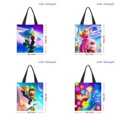 超级马力欧银河大电影  黑色手提袋33x38CM