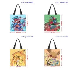 宠物小精灵pokemon （pokemon）  黑色手提袋33x38CM