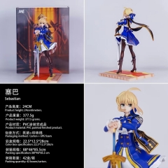 命运 fate 阿尔托莉雅 塞巴 saber 盒装手办 高24cm 一箱42个