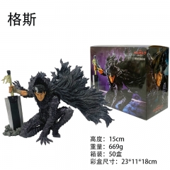 盒装 剑风传奇 烙印勇士格斯 魔神战损染血版游戏周边手办模型雕像景品