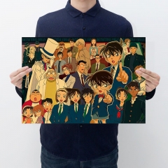 【C158】柯南 牛皮纸复古海报 家居酒吧咖啡厅宿舍装饰画