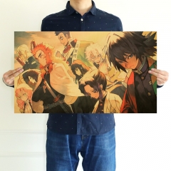 【KA043B】鬼灭之刃人物合集A款复古牛皮纸跨境销售文具店动漫