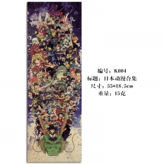 【K004】日本动漫合集竖版 牛皮纸复古海报 咖啡厅酒吧装饰画