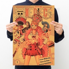 【A001】海贼王Heroines娜美罗宾薇薇牛皮纸海报宿舍卧室墙贴画
