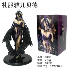 18cm Overlord albedo Cartoon Anime PVC Figures