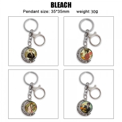 11 Styles Bleach Cartoon Double-Sided Rotation Alloy Anime Keychain