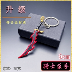 我独自升级周边9cm骑士杀手迷你金属武器模型摆件钥匙扣挂件