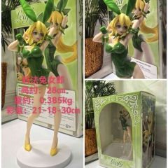28cm Sword Art Online | SAO Leafa Bunny Girl Cartoon Sexy Girls Anime PVC Figure
