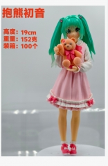 19cm Hatsune Miku Cartoon Anime PVC Figure Toy