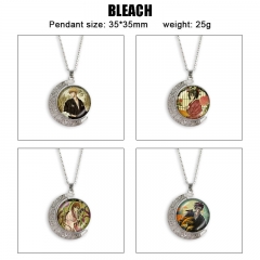 11 Styles Bleach Cartoon Double-Sided Rotation Alloy Necklace