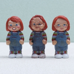 7.5CM 3PCS/SET Child's Play Cartoon Anime PVC Figures