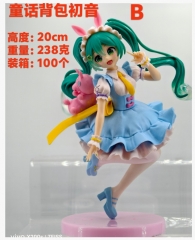 20cm Hatsune Miku Cartoon Anime PVC Figure Toy