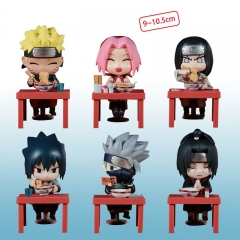 6PCS/SET Naruto Cartoon Anime PVC Figures