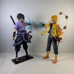 2 Styles Naruto Uzumaki Naruto Sarutobi Sasuke Cartoon PVC Anime Figure Toy Doll