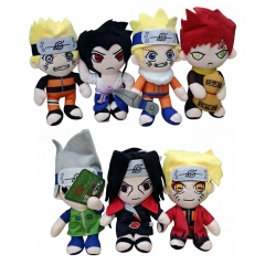 14PCS/SET 23CM Naruto Cartoon Anime Plush Toy Doll