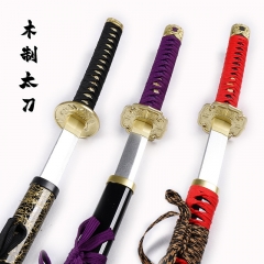 （Bamboo）3 Styles Dungeon and Fighter Cartoon Anime Bamboo Sword Weapon