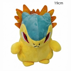 12PCS/SET 19CM Pokemon Typhlosion Cartoon Anime Plush Toy Doll