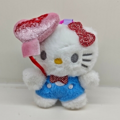 30PCS/SET 10CM Hello Kitty Cartoon Anime Plush Toy Pendant