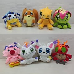 10CM 数码宝贝组合挂件 8款一套出，不挑款