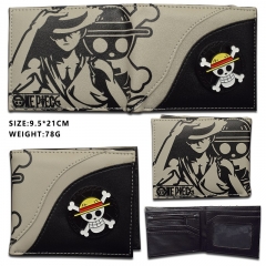 One Piece Cartoon Purse Anime Short Wallet