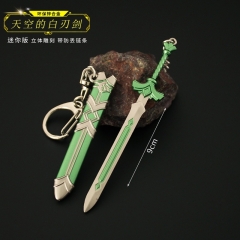 9cm The Legend of Zelda Cartoon Anime Alloy Sword Weapon Keychain