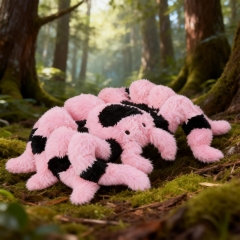 跨境新品Tarantula Plush巨型黑粉狼蜘蛛毛绒玩偶公仔情人节礼物