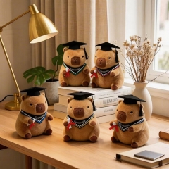 23cm 15 Styles Capybara Cartoon Anime Plush Toy Doll