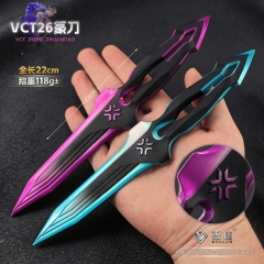 2 Styles 22cm VALORANT Cartoon Anime Alloy Sword Weapon