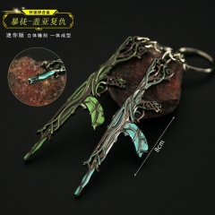 3 Styles 8cm VALORANT Cartoon Anime Alloy Sword Weapon Keychain