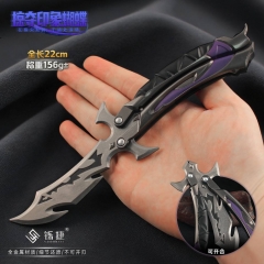 22cm VALORANT Cartoon Anime Alloy Sword Weapon