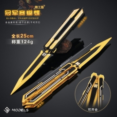 6 Styles 25cm VALORANT Cartoon Anime Alloy Sword Weapon
