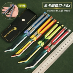 4 Styles 20cm VALORANT Cartoon Anime Alloy Sword Weapon