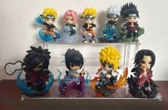 9PCS/SET 10-12CM Naruto Cartoon Anime PVC Figures