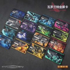 18 Styles VALORANT Cartoon Anime Alloy Card