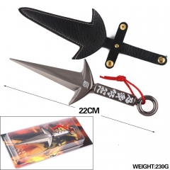 5 Styles 22cm Naruto Kunai Anime Alloy Sword