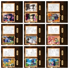 日漫药屋少女的呢喃灯光画猫猫壬氏二次元周边发光画相框创意摆件