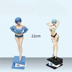 2 Styles 22CM EVA/Neon Genesis Evangelion Ayanami Rei Cartoon Anime PVC Figures