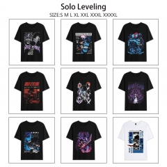 10 Styles Solo Leveling Cartoon Anime T-shirt