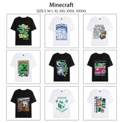 10 Styles Minecraft Cartoon Anime T-shirt