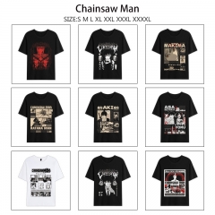 11 Styles Chainsaw Man Cartoon Anime T-shirt