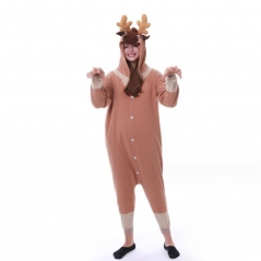 Frozen Cartoon Cosplay New Kawaii Pyjamas Warm Winter Anime Flannel Pajamas