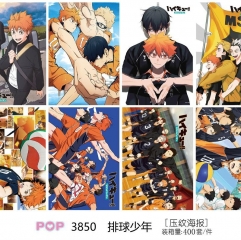 42*29CM 8pcs/set Haikyuu Cartoon Anime Paper Poster