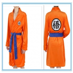 Dragon Ball Z Cartoon Cosplay New Kawaii Pyjamas Warm Winter Anime Flannel Pajamas