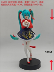 18CM Hatsune Miku Cartoon Anime PVC Figure Toy