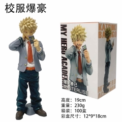 19cm My Hero Academia Bakugou Katsuki Cartoon Anime PVC Figures