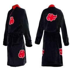 Naruto Cartoon Cosplay New Kawaii Pyjamas Warm Winter Anime Flannel Pajamas